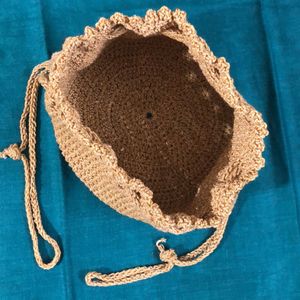 Boho Crochet Shoulder Bag - Potli