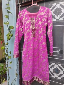 Beautiful Pink Kurta Set with Dupatta