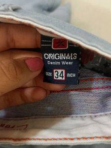 Boys Light Wash Patchwork Jeans