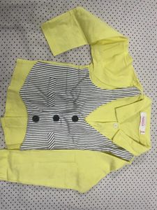 Kids Boys Shirt With Waist Coat Attached Hopscotch