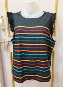 Striped Sleeveless Top
