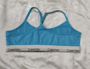 Calvin Klein Blue Sports Bra