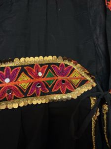 Embroidered Black Ethnic Jacket