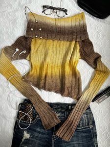 Vintage Off Shoulder Top- Forest fairy + grunge
