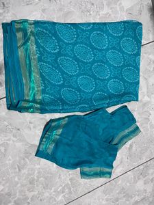 Bandhani Saree with Blouse Piece
