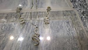 Sparkling Pendant &amp; Earring Set