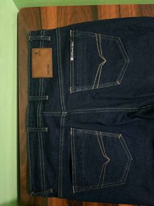 Cantabil Men's Navy Blue Jeans