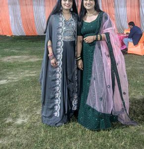 Elegant Green Sequin Lehenga