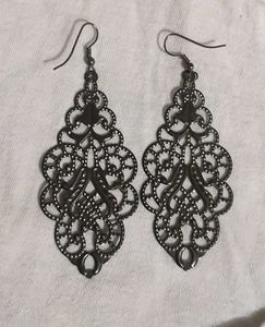 Vintage Filigree Dangle Earrings