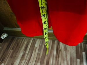 pure chiffon red gown
