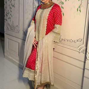 Stunning Red Kurta Set with Dupatta
