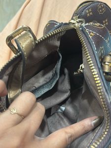 Stylish Monogram Satchel with Coin Pouch