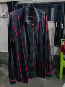 Striped Men's Long Sleeve Shirt