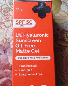 The Derma Co. SPF 50 1% Hyaluronic Sunscreen Gel