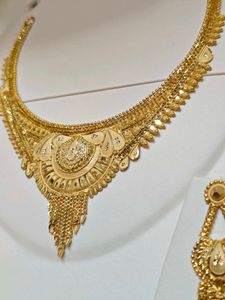 One Gram Gold Traditional Bridal Necklace set 1
