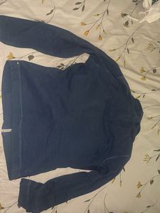 Jockey Navy Blue Zip-Up Track Jacket- S size