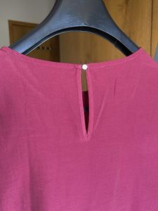 Elegant Berry Long Sleeve Top
