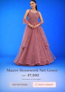 Stunning Embellished Ethnic Gown + dupatta