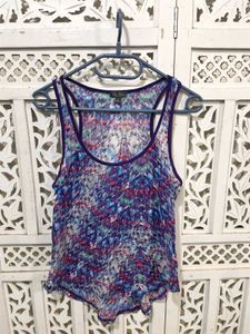 ✈️ Original Lily Abstract Print Tank Top F