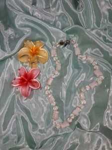 White Beaded Pendant Goa Vibe 🌊