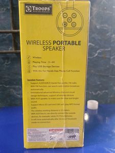 WIRELESS PORTABLE SPEAKER  5 W Bluetooth Speakel