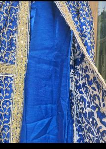 Elegant Blue Embroidered Kurta Set