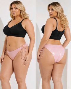 Pink Tie-Side Bikini Bottom – 1XL