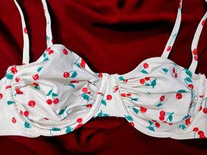 🇳🇿💫🎀Cute Cherry Print Bikini Top