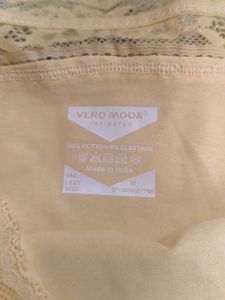yellow Lace Trim Panties
