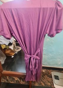 Zara Purple wrap dress