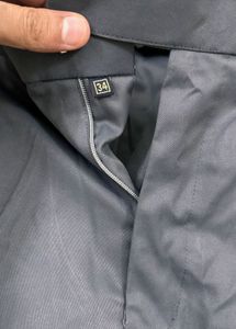 Men's Grey Formal Trousers