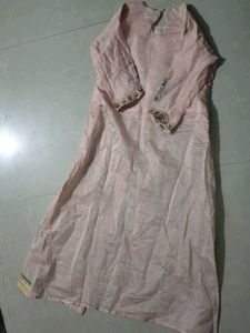 Elegant Floral Print Kurta Lehenga Set