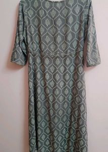 Gray Shimmer Kurta