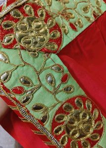 Unused Gota patti work saree