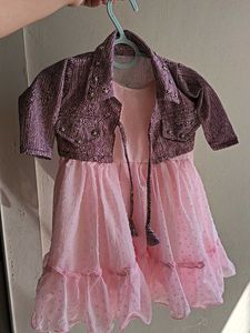 Baby Girls Dress with Jacket , floral  and