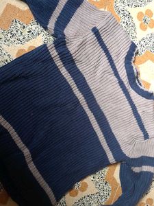 Striped Knit Sweater