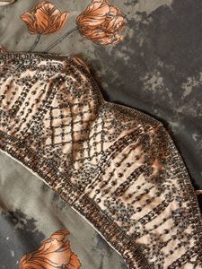 Elegant Beaded Bustier Top