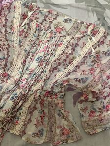 Beautiful Floral Print Ethnic top