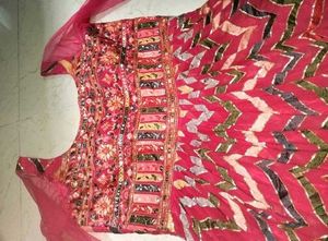 Pink Embroidered Gown