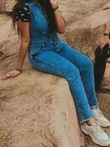 Sleeveless Denim Jumpsuit