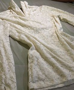 Cream Lace Blouse