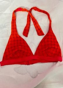 pink orange bikini top