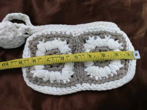 Crochet Mini Pouch with Heart Strap