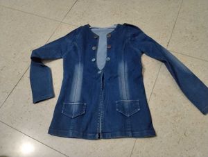 Chic Denim Blazer Jacket