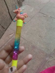 Cute Unicorn Glitter Pen