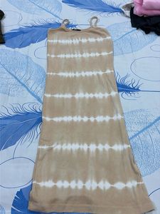 Tie-Dye Spaghetti Strap Midi Dress