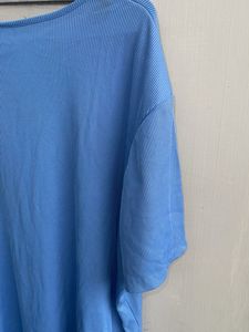 Light Blue Ribbed T-Shirt