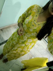 Vibrant Yellow Kurta Set