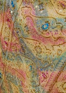 Beautiful Embroidered Silk Saree