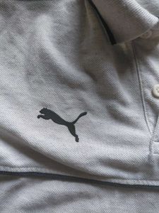 ORIGINAL Puma X Ferrari Grey Polo Tshirt